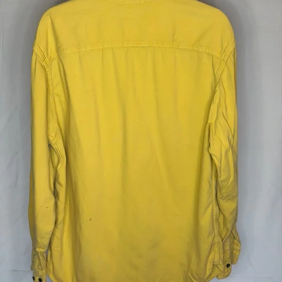 GAP Bright Yellow Casual Button-Down Shirt - Picture 4 of 6